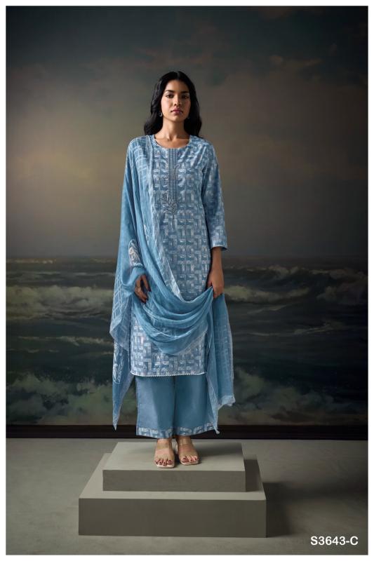 Ganga legeto 3643 cotton printed jaipuri cotton dress material wholesale