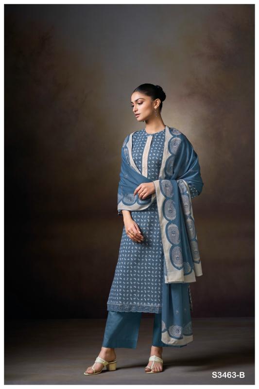 Ganga natyah 3463 cotton pattern khadi jaipuri cotton dress material wholesale