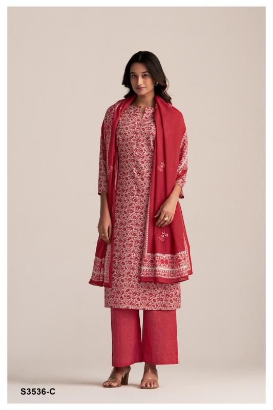 Ganga trinity 3536 cotton printed surat wholesale market dress materials