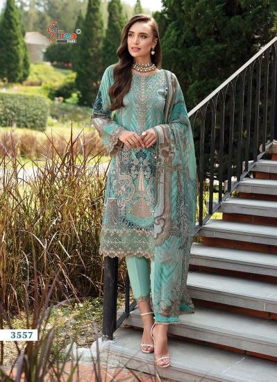 Gulaal luxury lawn collection vil 1nx cotton print surat wholesale market dress materials