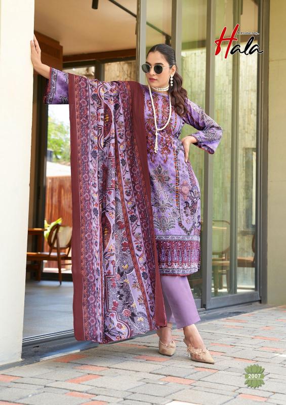 Hala naira vol 2 cotton digital print surat dress material wholesale market online
