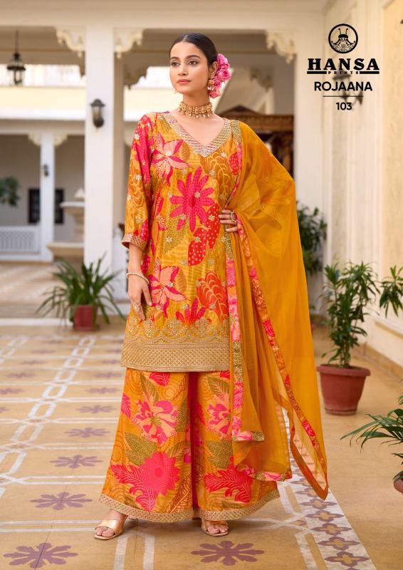 Hansa rojaana chinon digital print salwar kameez pakistani original suits wholesale in pakistan