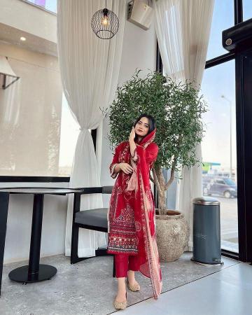 Hazzel maria b 2001 printed cotton dress materials wholesale