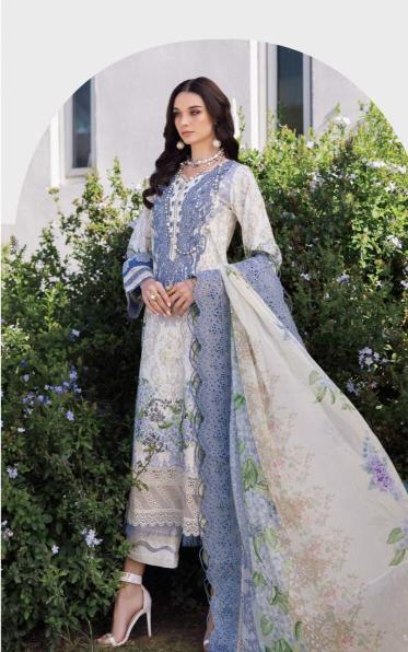 Hazzel needle wonder 0309 cotton ptinted pranjul dress material wholesale price