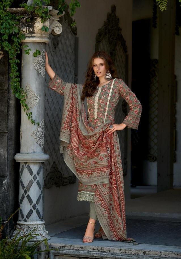 Ibiza amara camric cotton digital print wholesale dress materials in surat