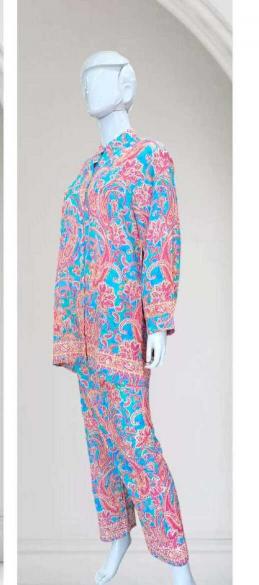 Jisha kaftan silk golden foil printed coord set branded kurtis wholesale