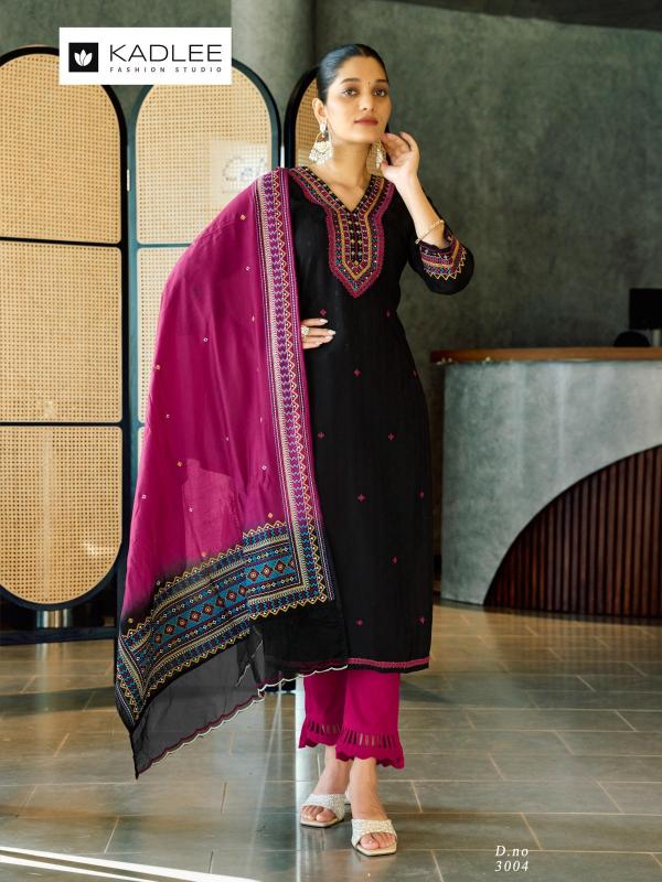 Kadlee vardan viscose weving kurti pant dupatta kurti manufacturers in india