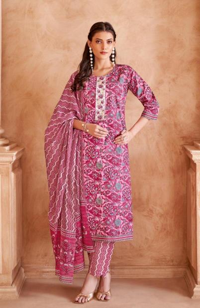 Kala jaipuri vol-7 cotton printed top bottom dupatta kurtis manufacturers in india