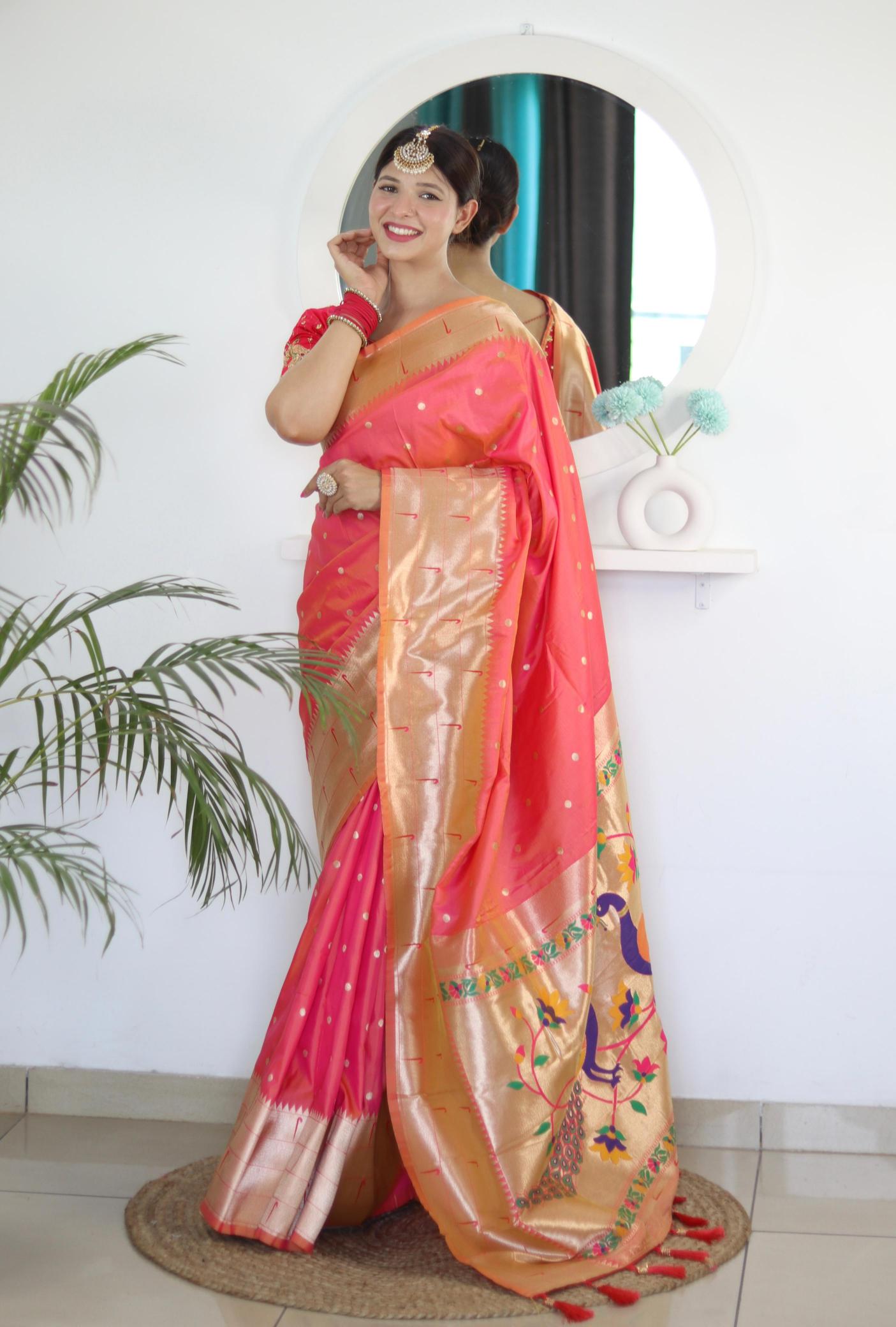 Kalakruti paithani soft silk motifs meenakari surat saree wholesale market