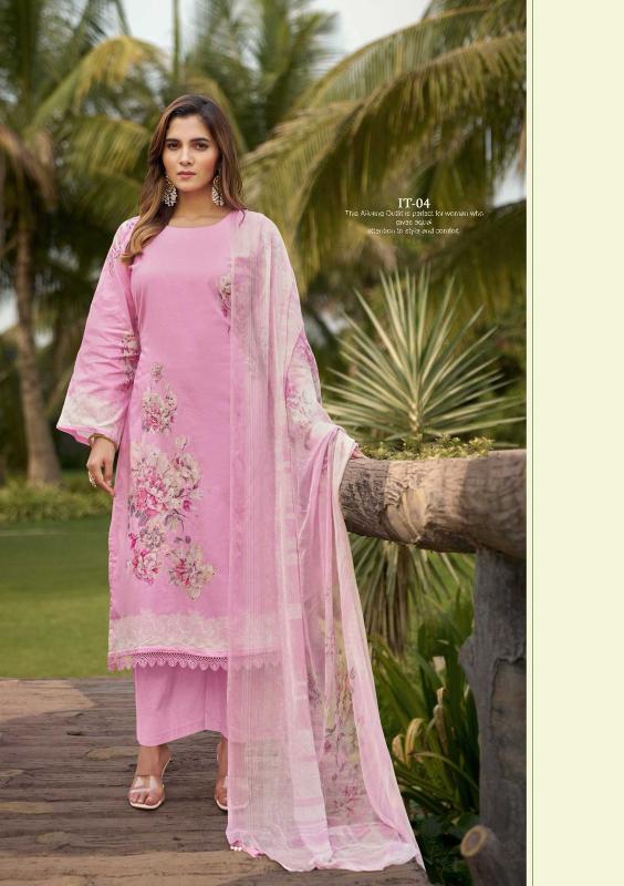 Karva designer studio itrh lawn cotton dress material wholesale with price