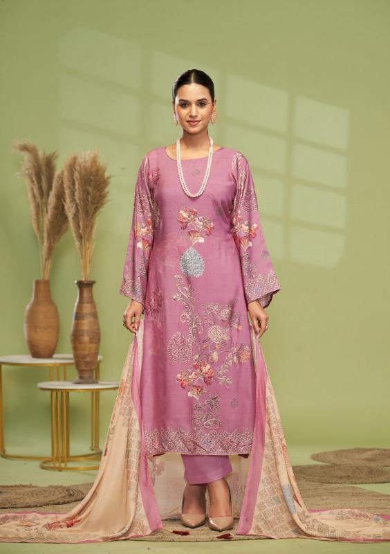 Karva desiner studio arrosa maslin digital print pure cotton dress materials wholesale