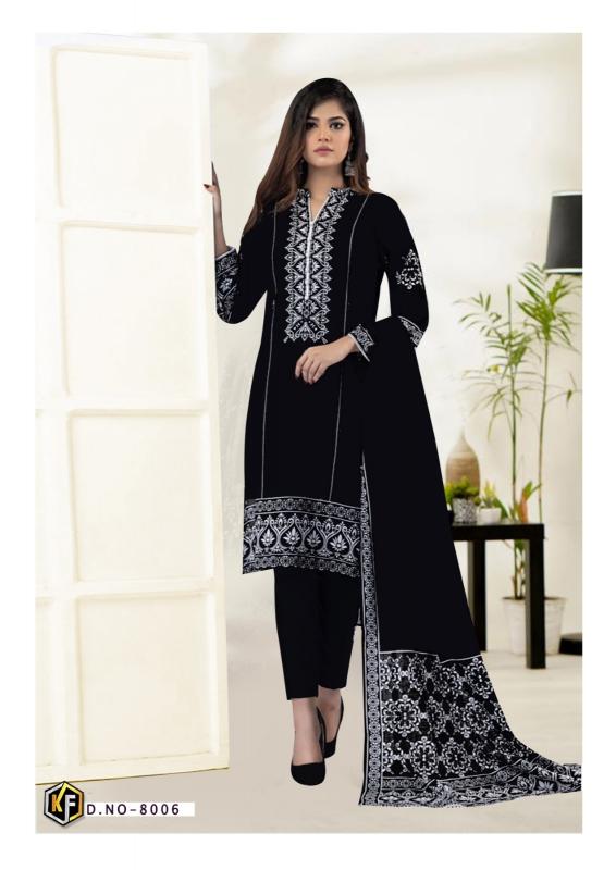 Kevalfab roha vol-08 karachi printed balar cotton dress material wholesale