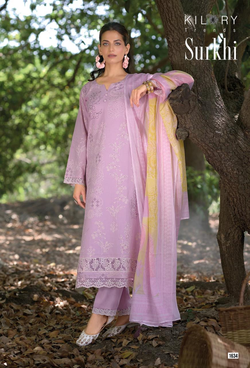 Kilory trends surkhi cotton khadi print wholesale dress material market in ahmedabad