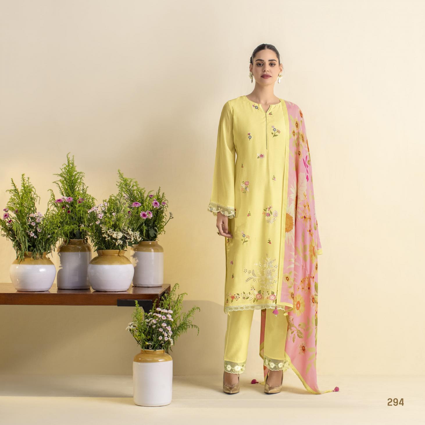 Kimora sohni surajmukhi vol -22 designer unstitched dress material wholesale