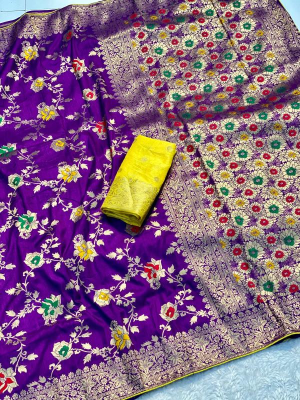 Komal-vol-2 soft banarasi khadi georgette silk sarees wholesale online shopping