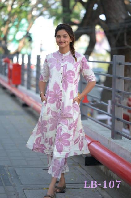 Ladybook kuddi vol 3 poly reyon coord set ladies kurti manufacturers