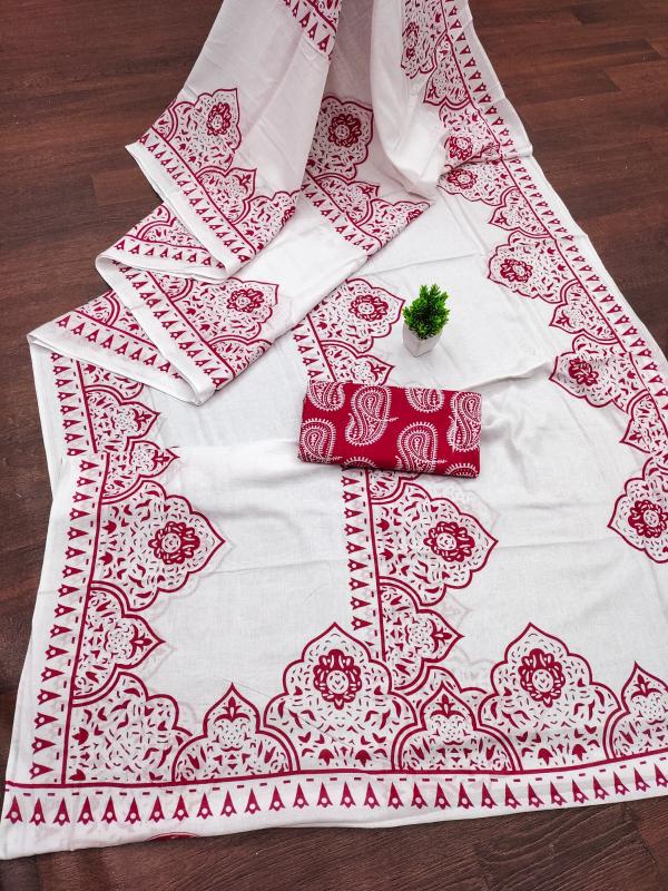 Leelawanthi bagru block printed cotton wholesale sarees online