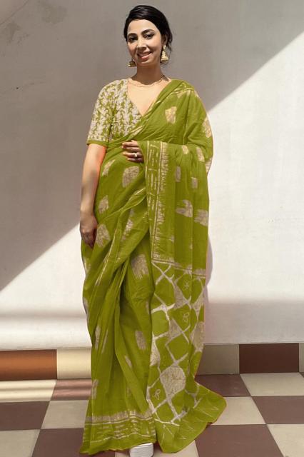 Madhuri soft pure cotton surat wholesale sarees