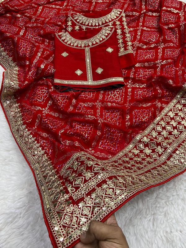 Mahaveer silks blooming foil vhichitra khadi bandej surat wholesale saree market