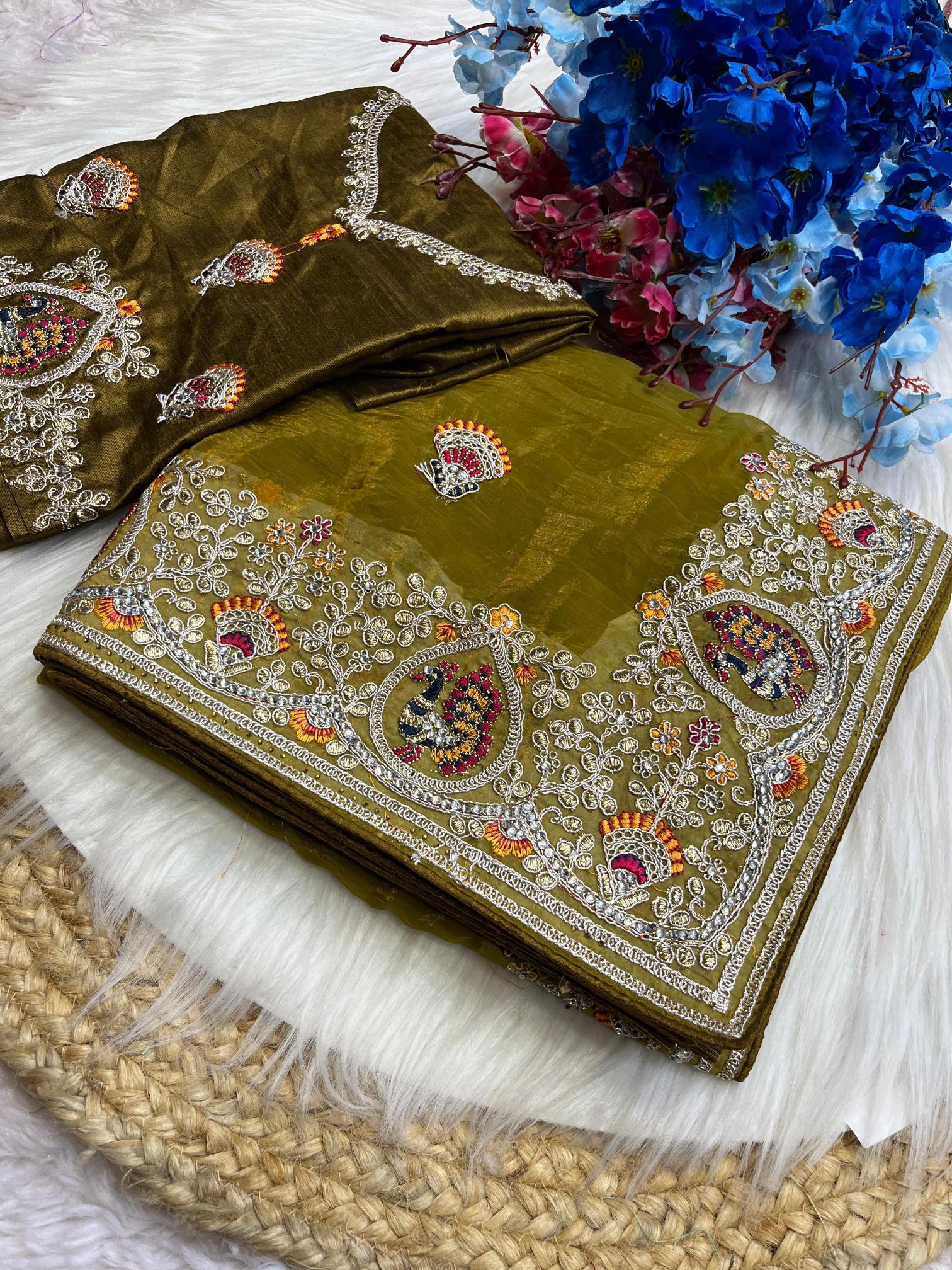 Mahaveer silks soft srivalli silk surat saree market