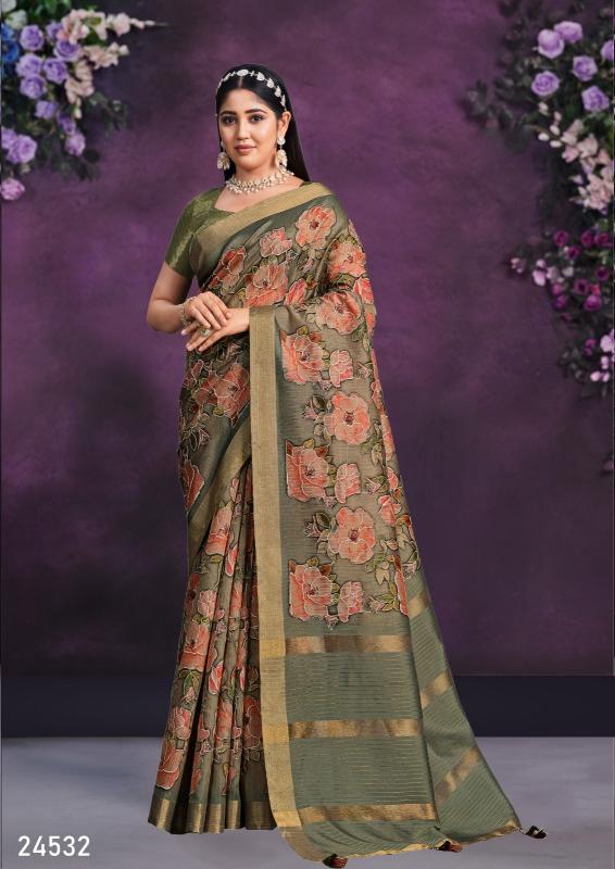 Mahotsav norita 24500-b series tusser silk wholesale saree market in surat