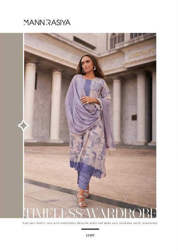 Mannrasiya violetta modal musline silk digital print wholesale dress materials in surat