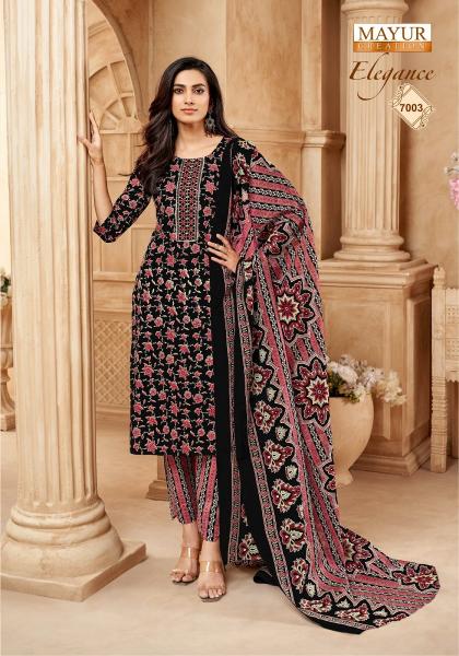 Mayur eligance vol-7 cotton printed ahmedabad dress material wholesale market