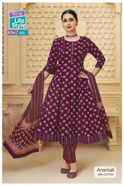 MCM anarkali vol-6 anarkali style top pant dupatta ladies kurti manufacturers
