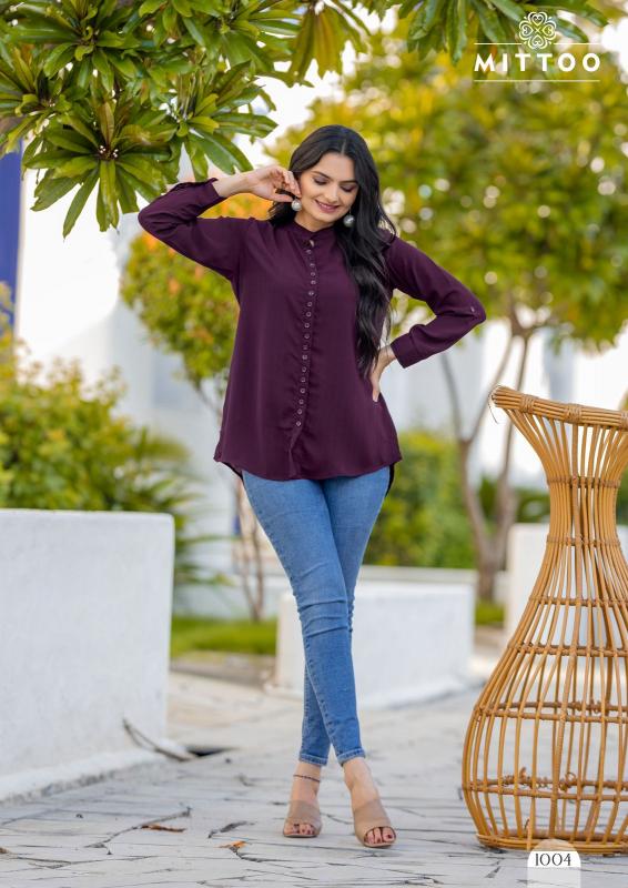 Mittoo cadbury gentalman inbox short top kurti manufacturers
