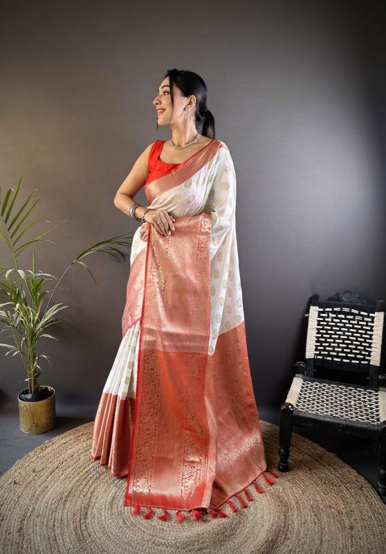 Mohini-vol-14 kanjivaram katan silk sarees with contrast pallu & blouse surat saree market