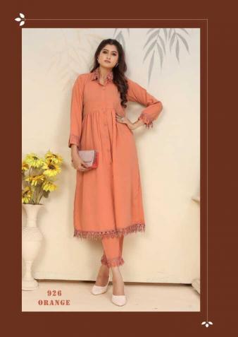 Moksh international ice vol 2 rinkal cotton top pant kurti manufacturer in india