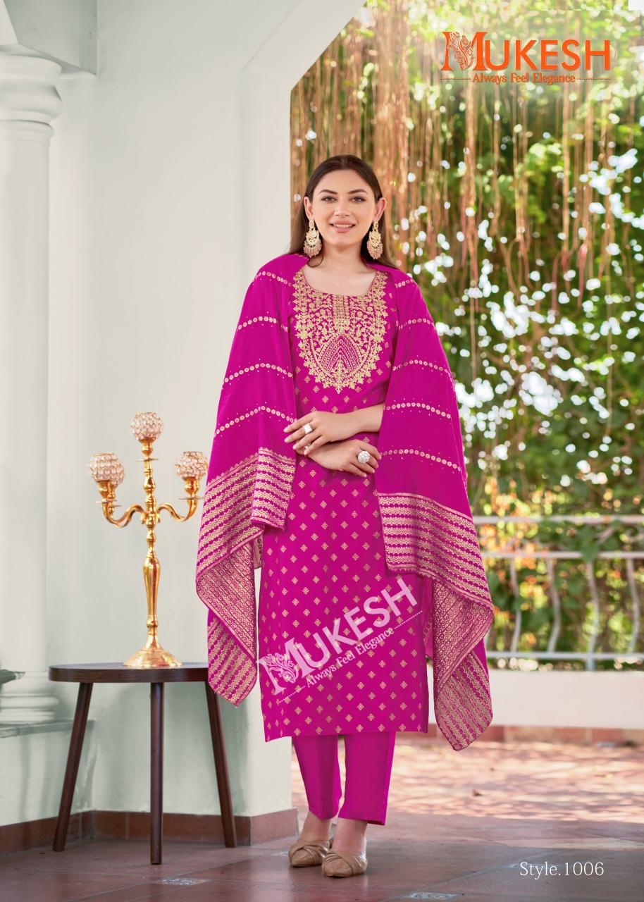 Mukesh muskaan rayon top bottom dupatta premium kurti manufacturer