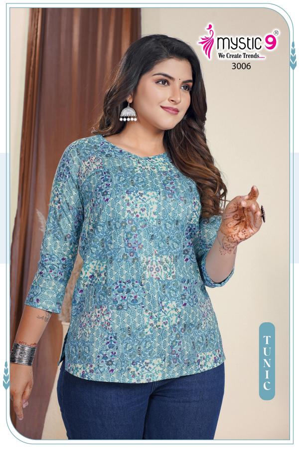 Mystic9 vol 3 cotton cambric short top kurti manufacturer in india