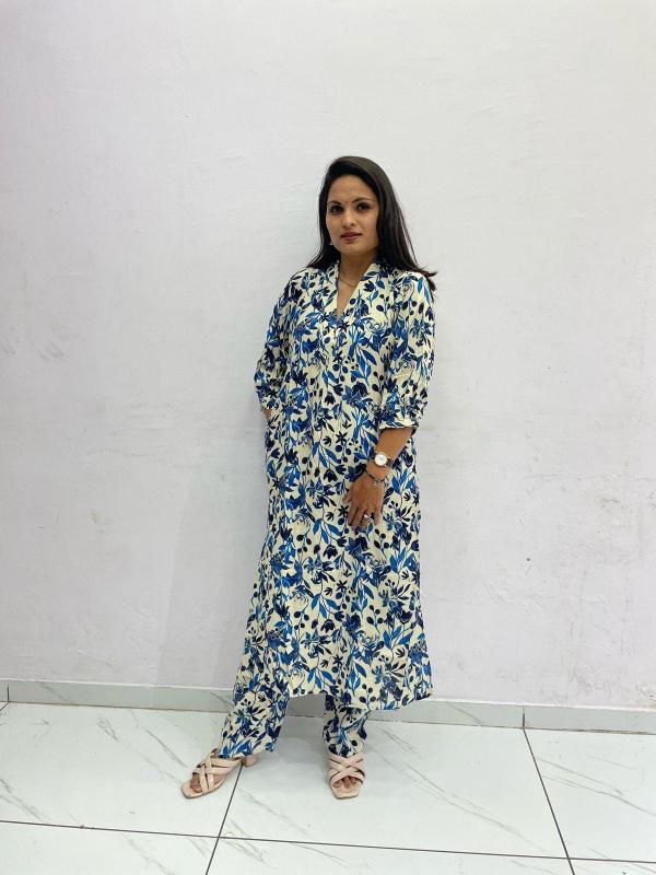 New printed kurti set manufacturer