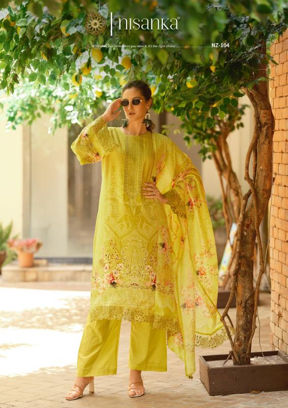 Nizaam nisanka mills lawn cotton surat dress material wholesale market online