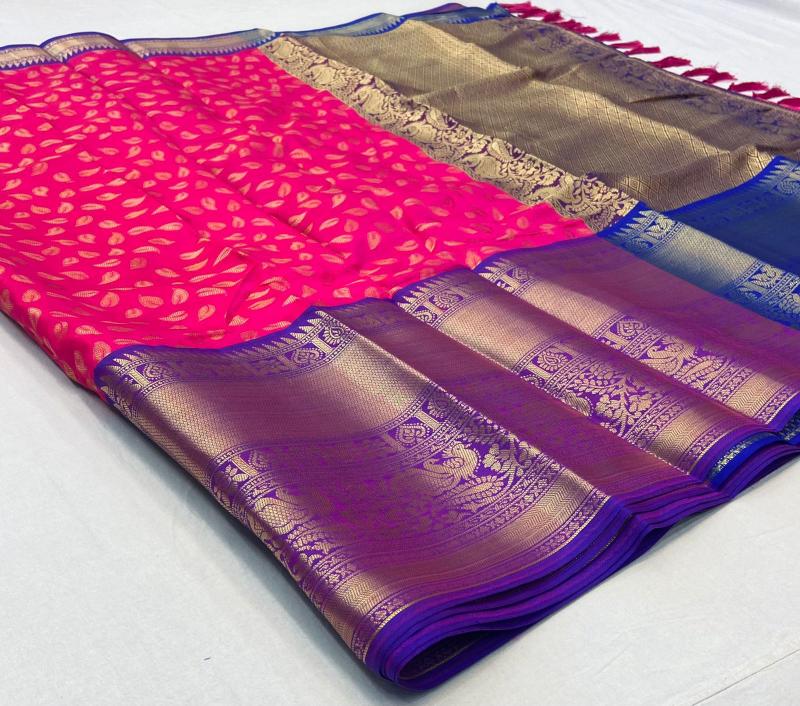 Nx-111 kanjivaram soft silk zari weaving rich pallu wholesale sarees with blouse online 