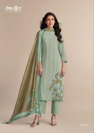 Omtex desi twist digital print dress materials wholesale