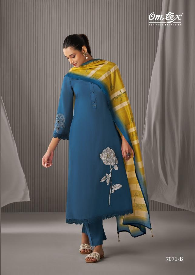 Omtex tara cotton printed surat wholesale market dress materials