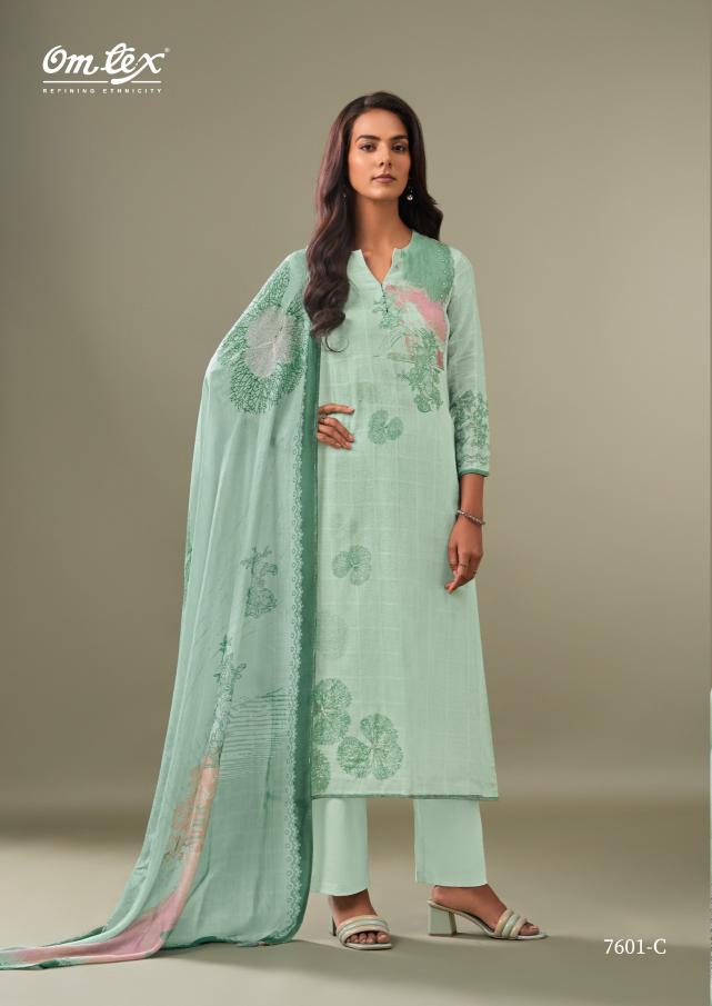 Omtex vibrance digital print balar cotton dress material wholesale