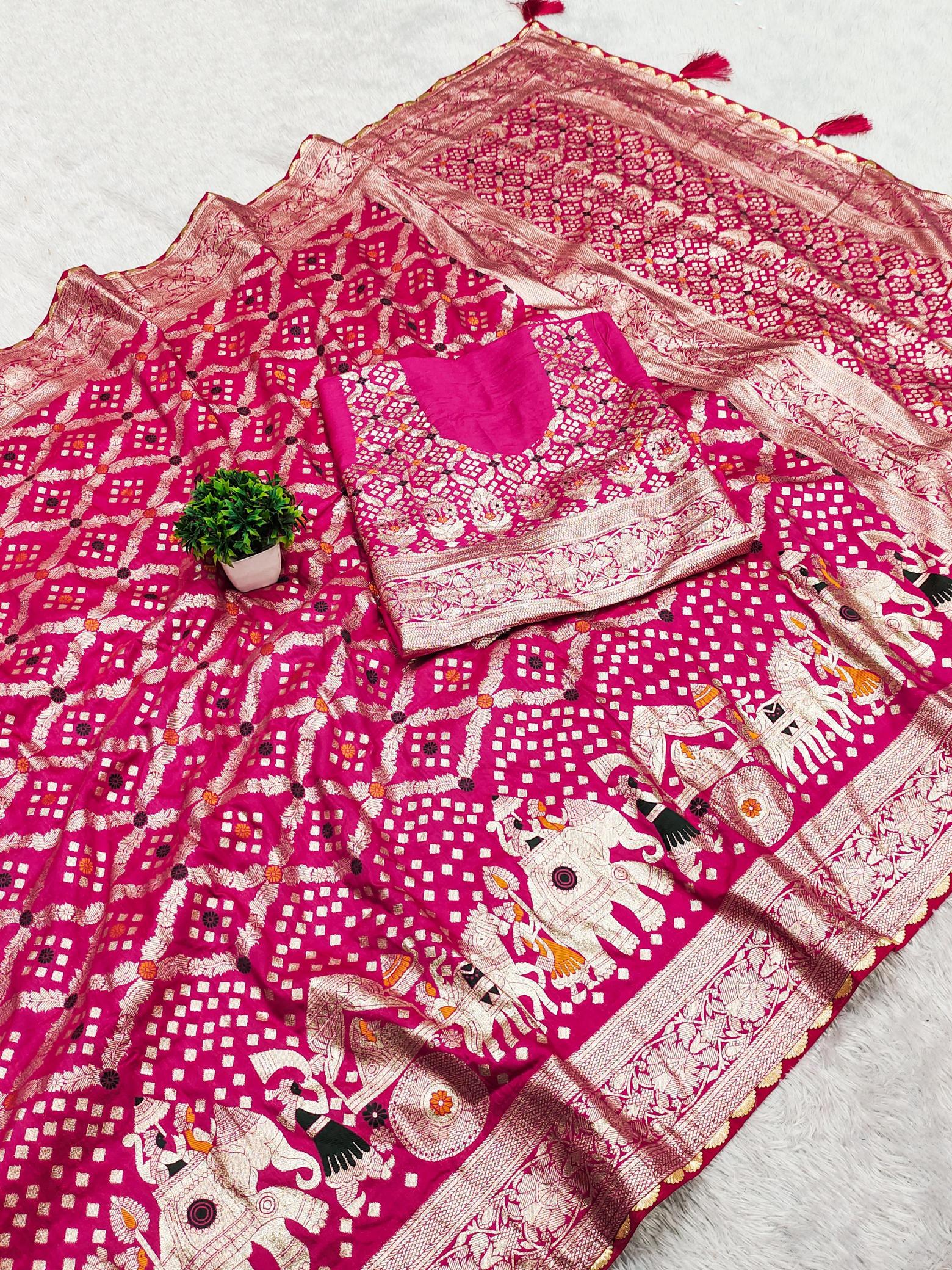 Palakhi viscose dolla silk surat sarees wholesale
