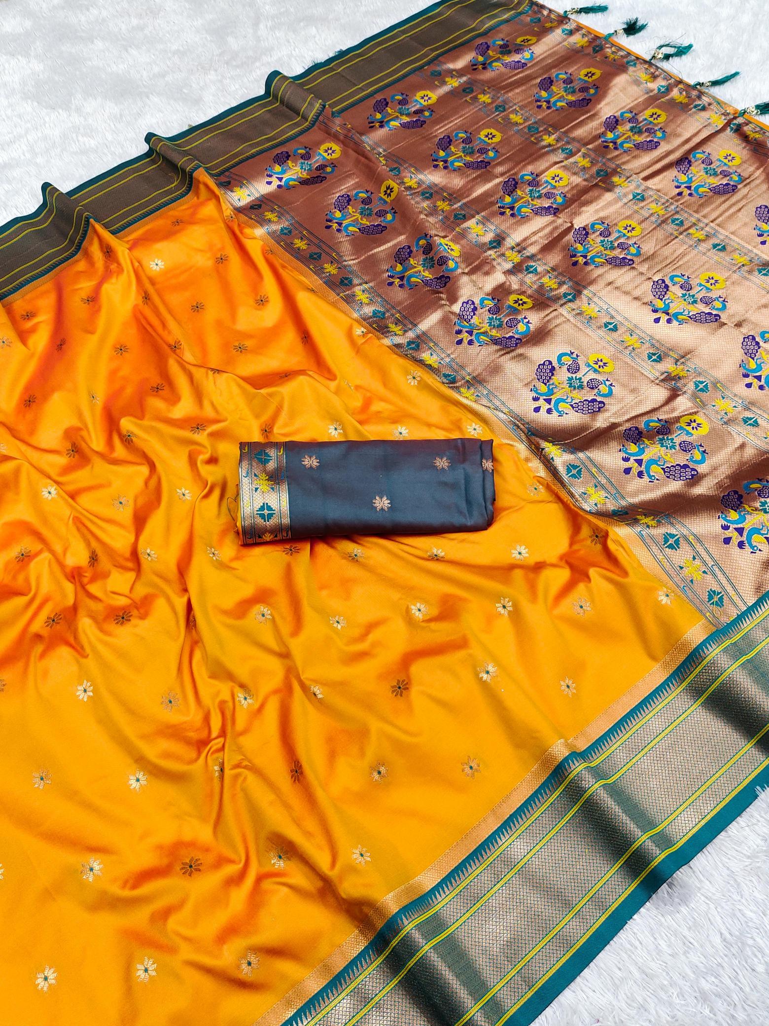 Peacock paithani vol - 2 soft pethani silk saree wholesale market in surat
