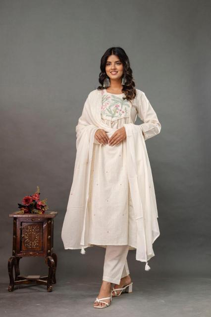 Premium quality cotton flex top bottom dupatta branded kurtis wholesale