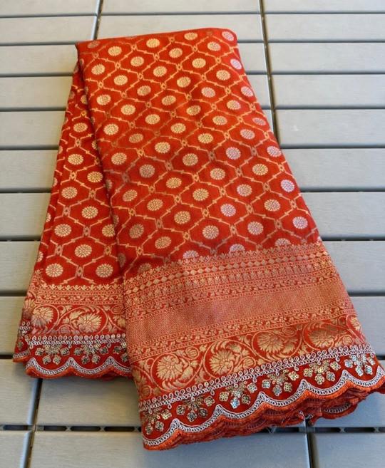 Pure crepe khadi silk pattu saree & blouse with pholka weaves sarees wholesale online shopping