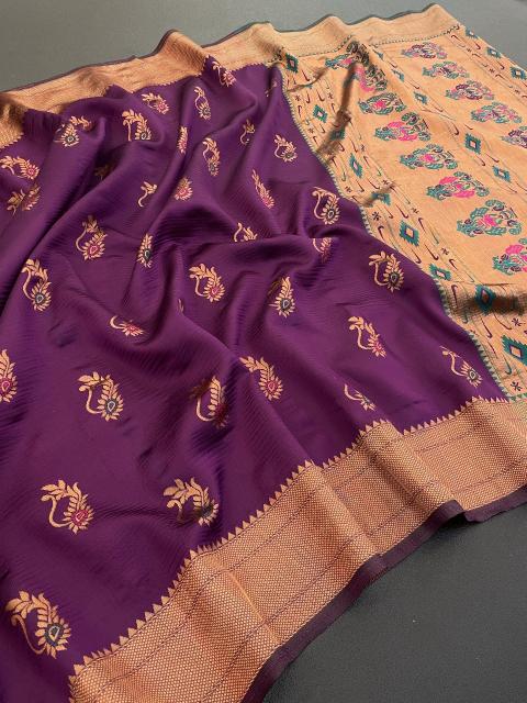 Pure lichi silk soft saree surat saree wholesale