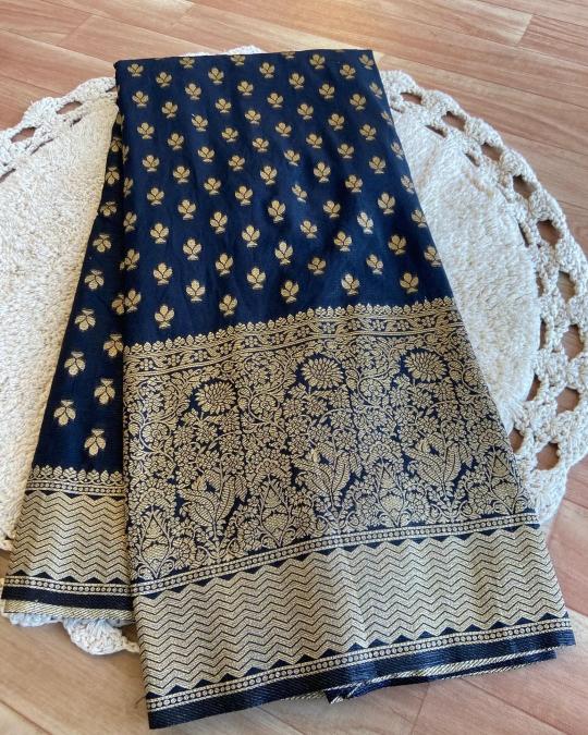 Pure soft khadi crepe silk wholesale saree market in surat with price
