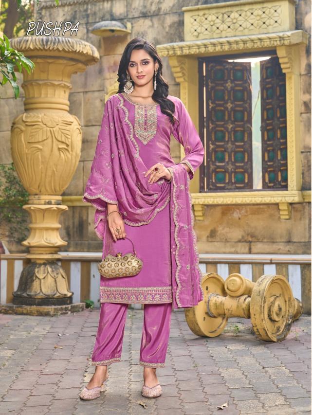 Pushpa roman shimmer straight concept ladies kurti manufacturers