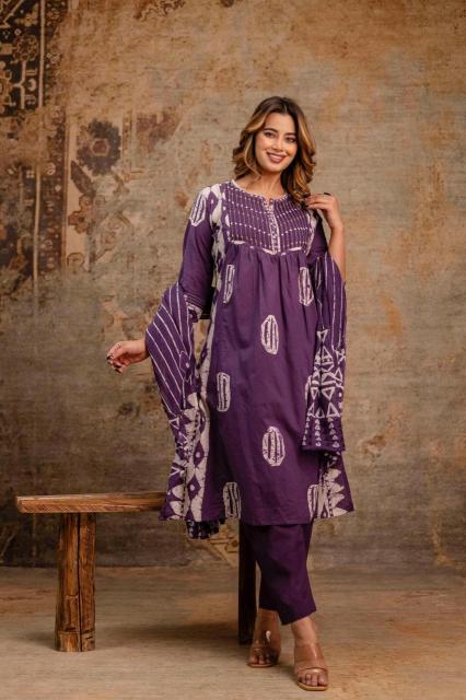 Quality cottton top bottom dupatta wholesale kurti manufacturers