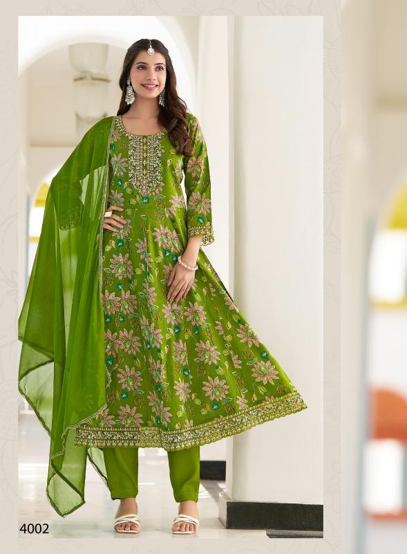 Radhika lifestyle summer beauty vol 4 cotton foil print anarkali kurtis manufacturers