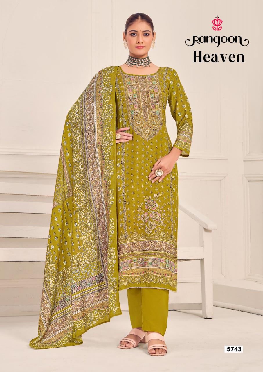Rangoon heaven muslin digital print top bottom dupatta kurti manufacturer
