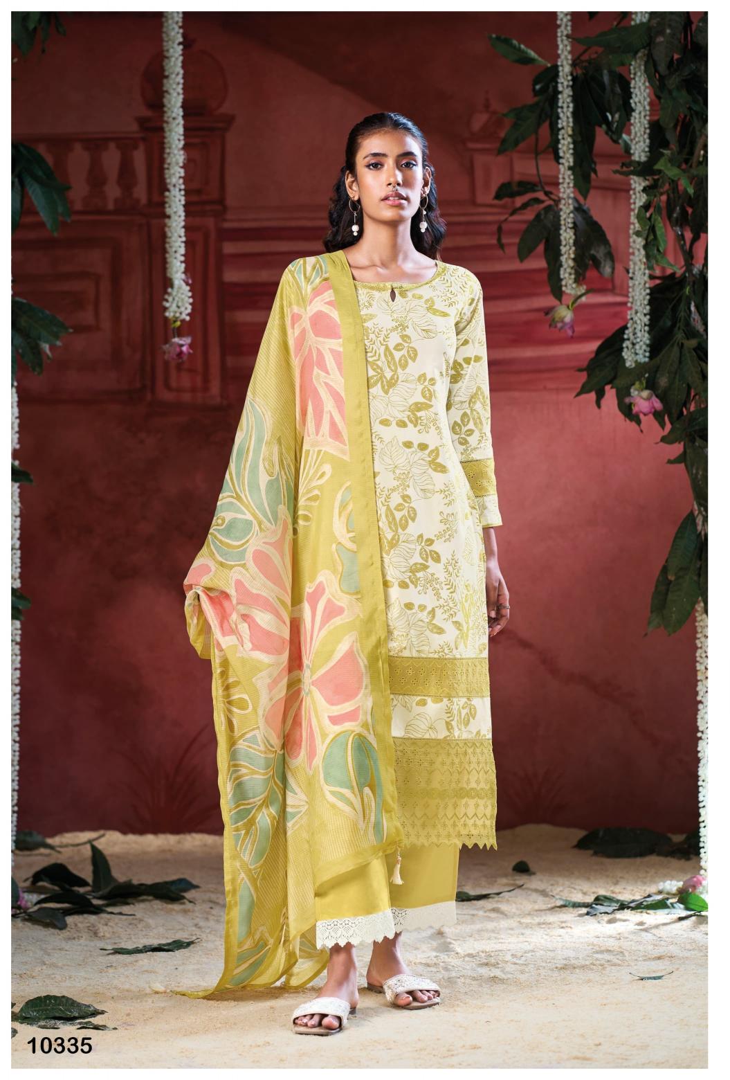 Reyna rohi cotton block print pranjul dress material wholesale price